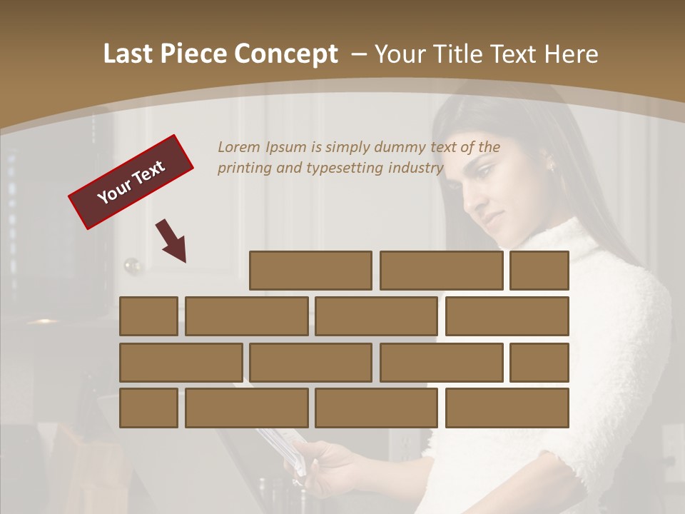 Online Kitchen Pretty PowerPoint Template