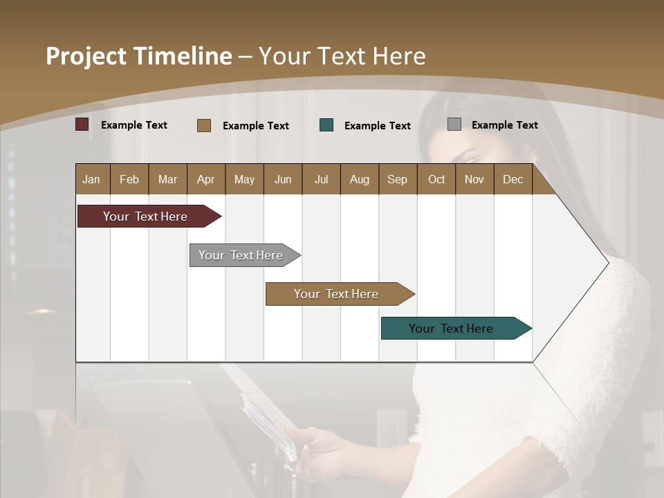 Online Kitchen Pretty PowerPoint Template