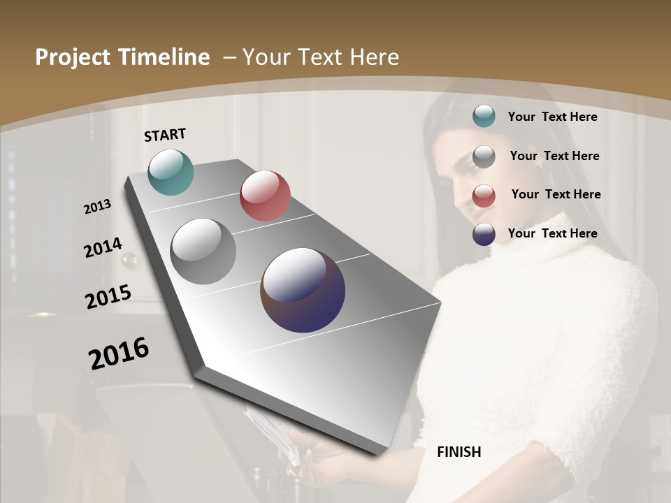 Online Kitchen Pretty PowerPoint Template