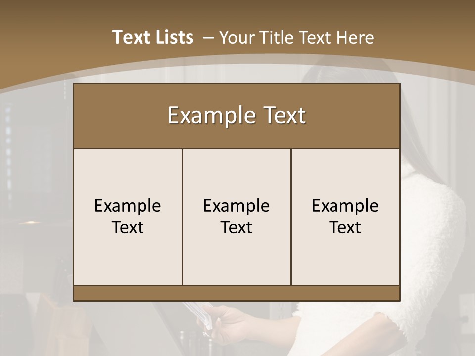 Online Kitchen Pretty PowerPoint Template