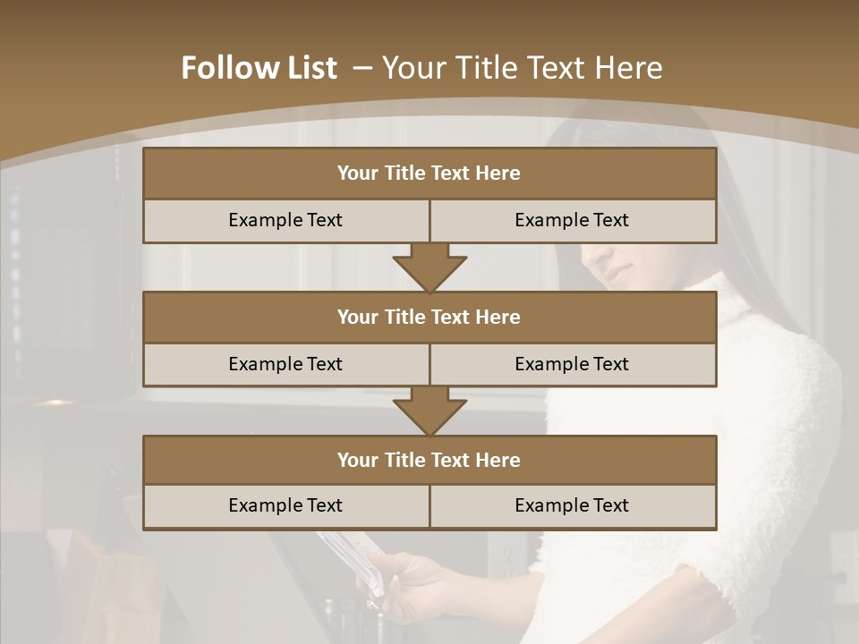 Online Kitchen Pretty PowerPoint Template