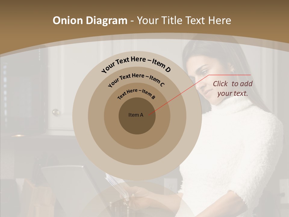 Online Kitchen Pretty PowerPoint Template