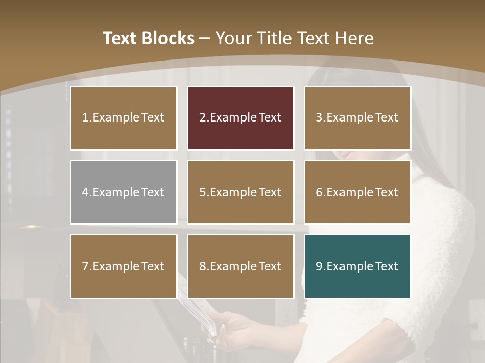 Online Kitchen Pretty PowerPoint Template