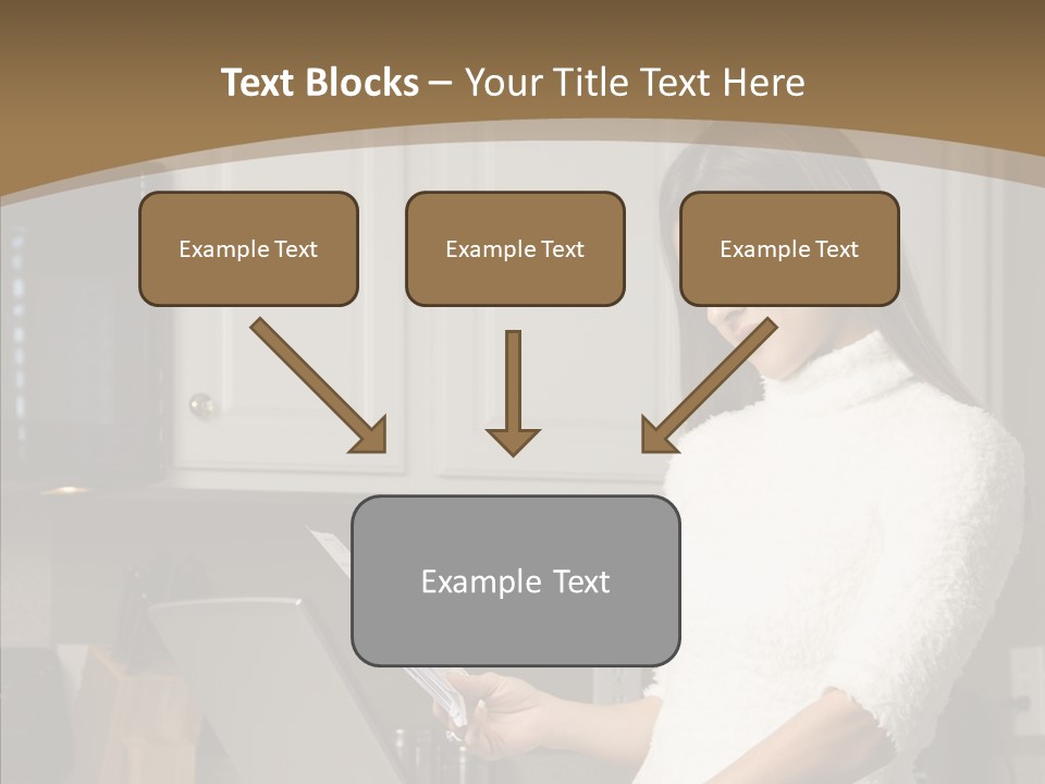 Online Kitchen Pretty PowerPoint Template