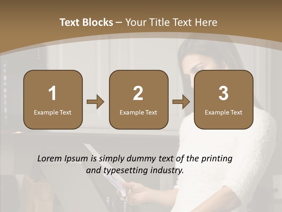 Online Kitchen Pretty PowerPoint Template