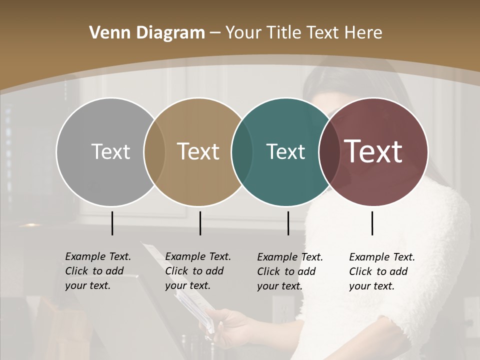 Online Kitchen Pretty PowerPoint Template
