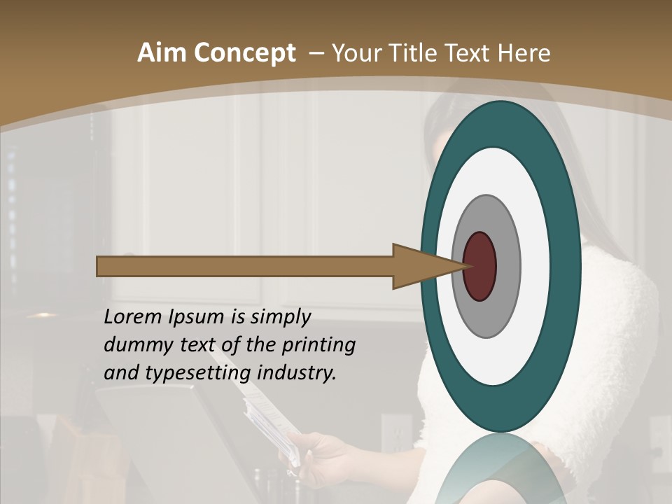 Online Kitchen Pretty PowerPoint Template