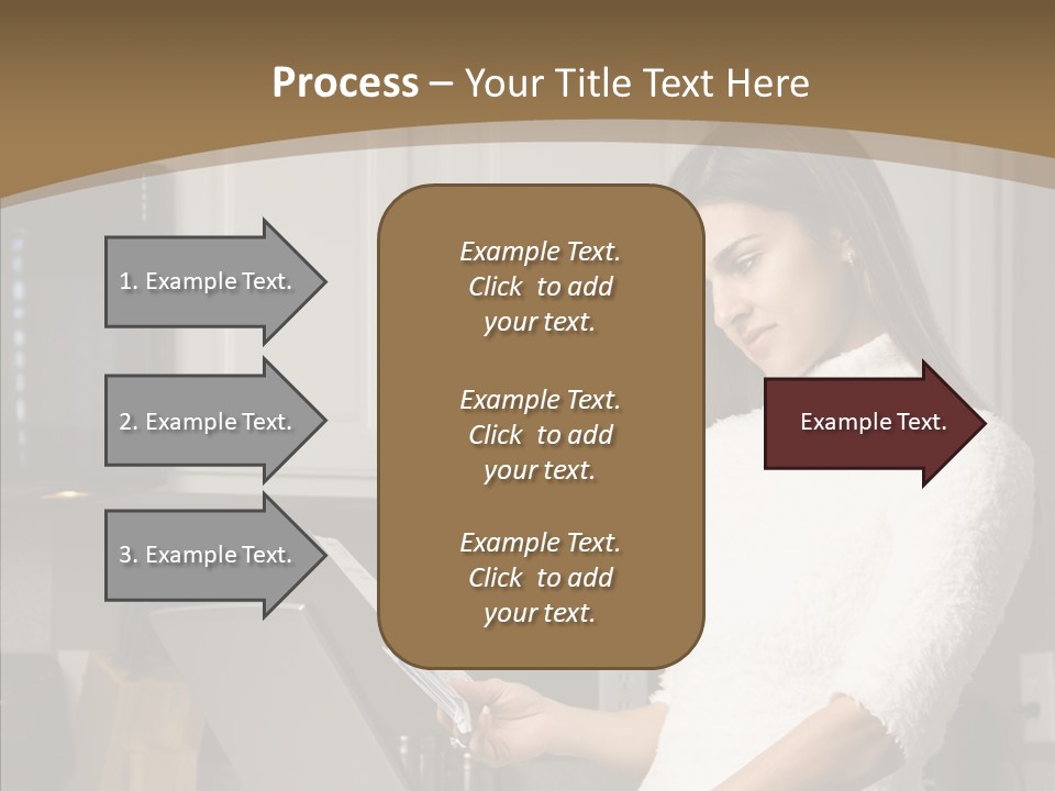 Online Kitchen Pretty PowerPoint Template