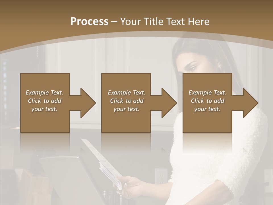 Online Kitchen Pretty PowerPoint Template