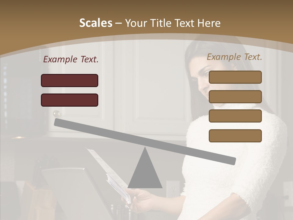 Online Kitchen Pretty PowerPoint Template