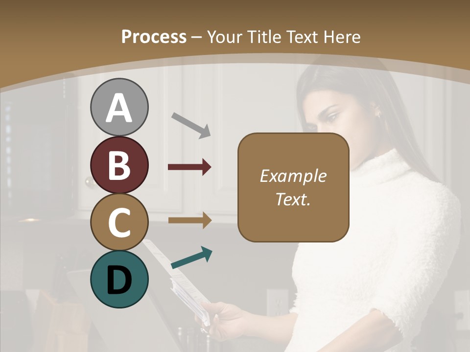 Online Kitchen Pretty PowerPoint Template