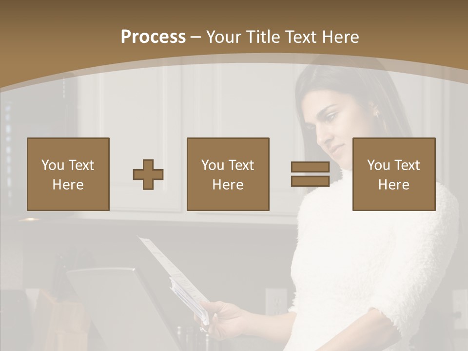 Online Kitchen Pretty PowerPoint Template