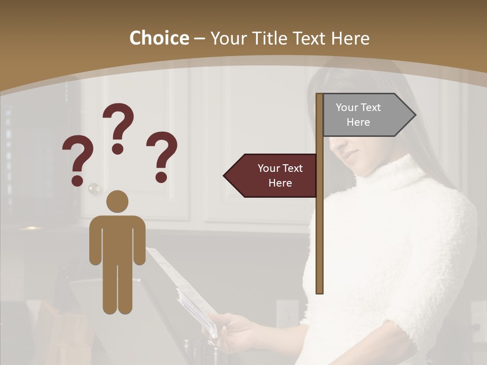 Online Kitchen Pretty PowerPoint Template