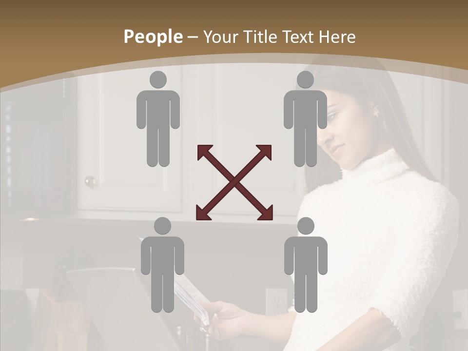 Online Kitchen Pretty PowerPoint Template