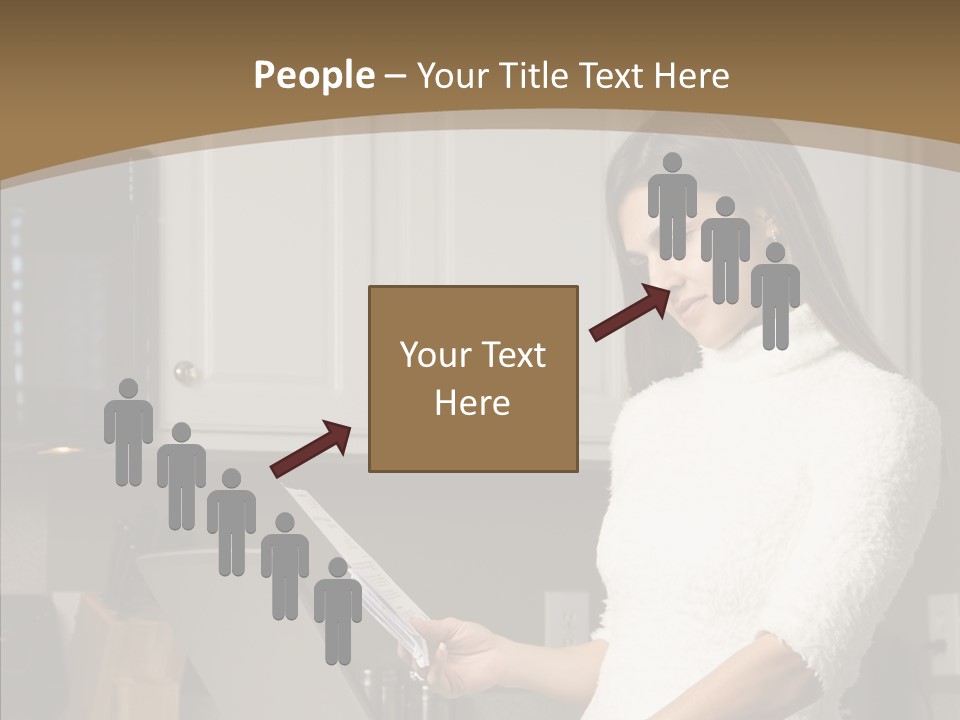 Online Kitchen Pretty PowerPoint Template