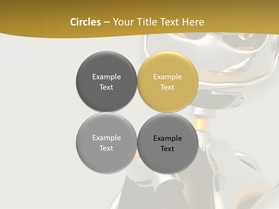 Warrior Male Droids PowerPoint Template