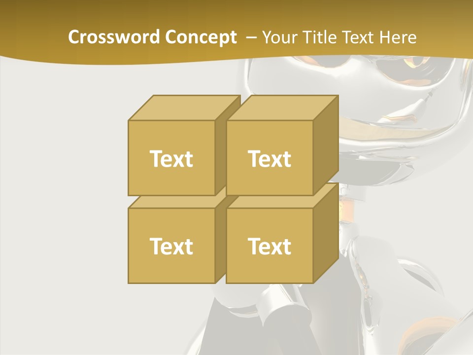 Warrior Male Droids PowerPoint Template