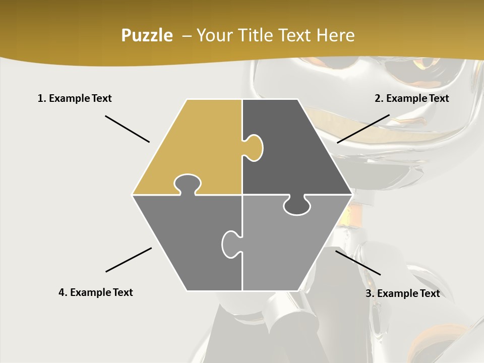 Warrior Male Droids PowerPoint Template