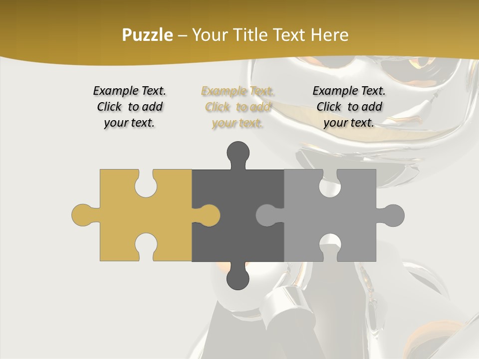 Warrior Male Droids PowerPoint Template