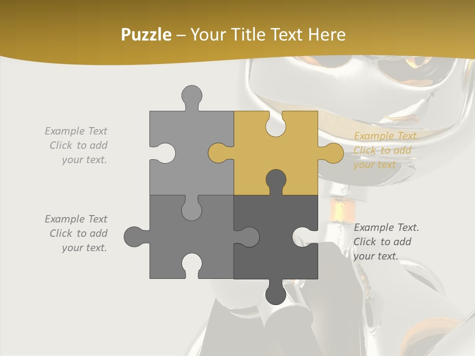 Warrior Male Droids PowerPoint Template