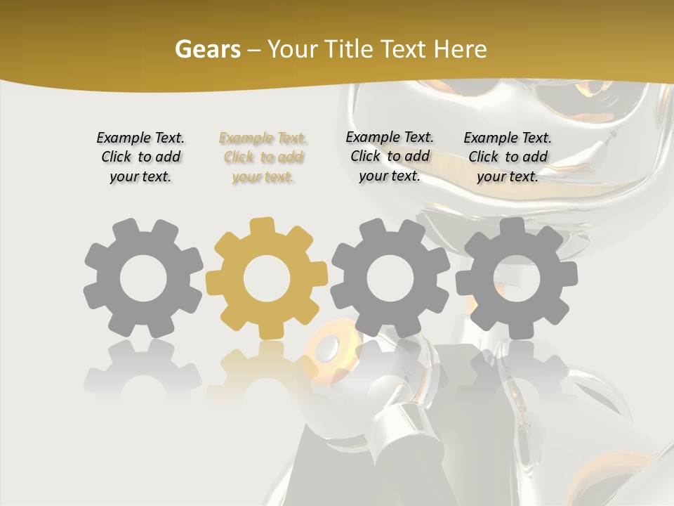 Warrior Male Droids PowerPoint Template