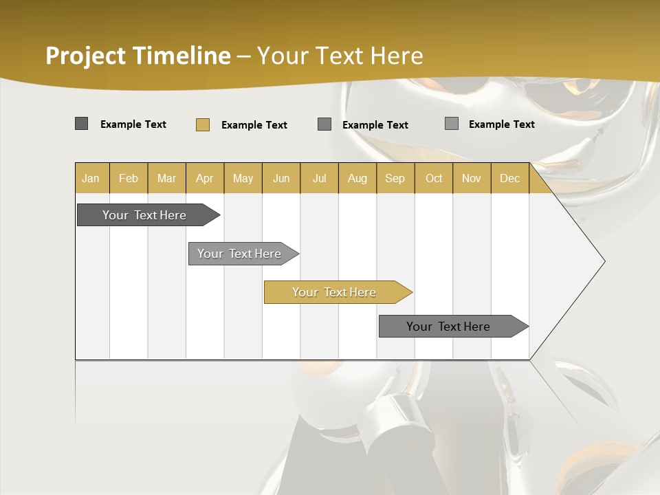 Warrior Male Droids PowerPoint Template