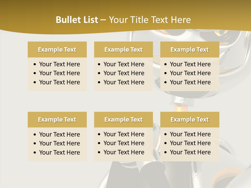 Warrior Male Droids PowerPoint Template