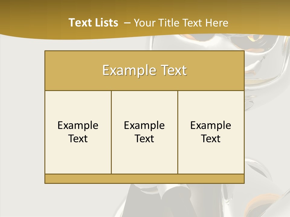 Warrior Male Droids PowerPoint Template