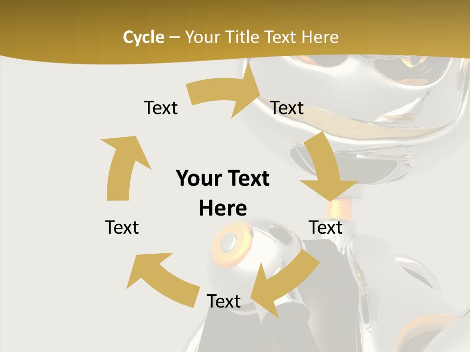 Warrior Male Droids PowerPoint Template
