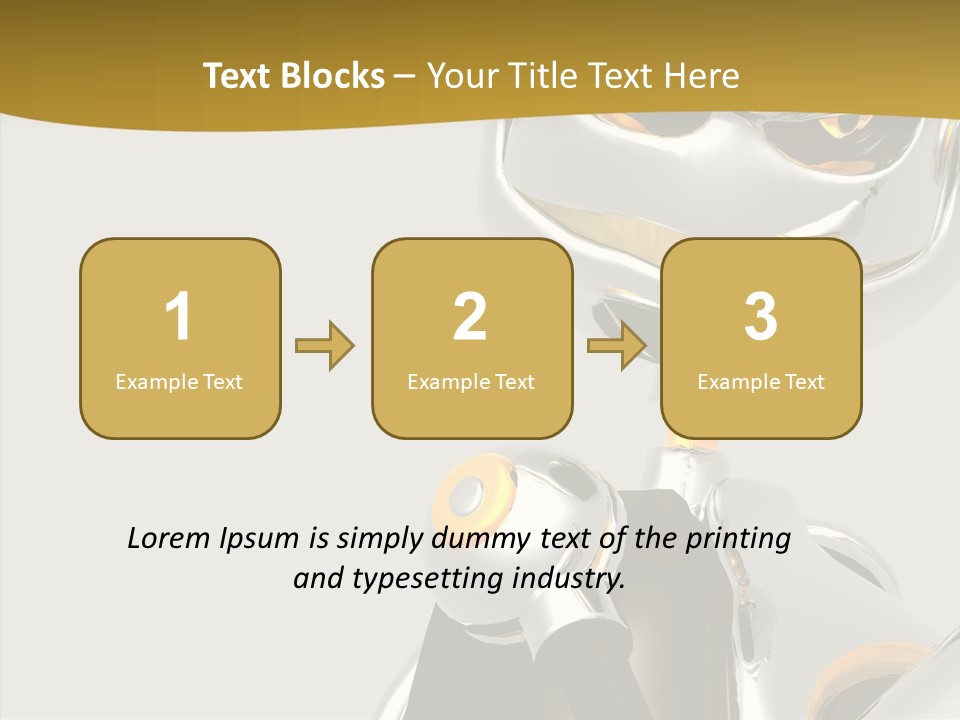 Warrior Male Droids PowerPoint Template