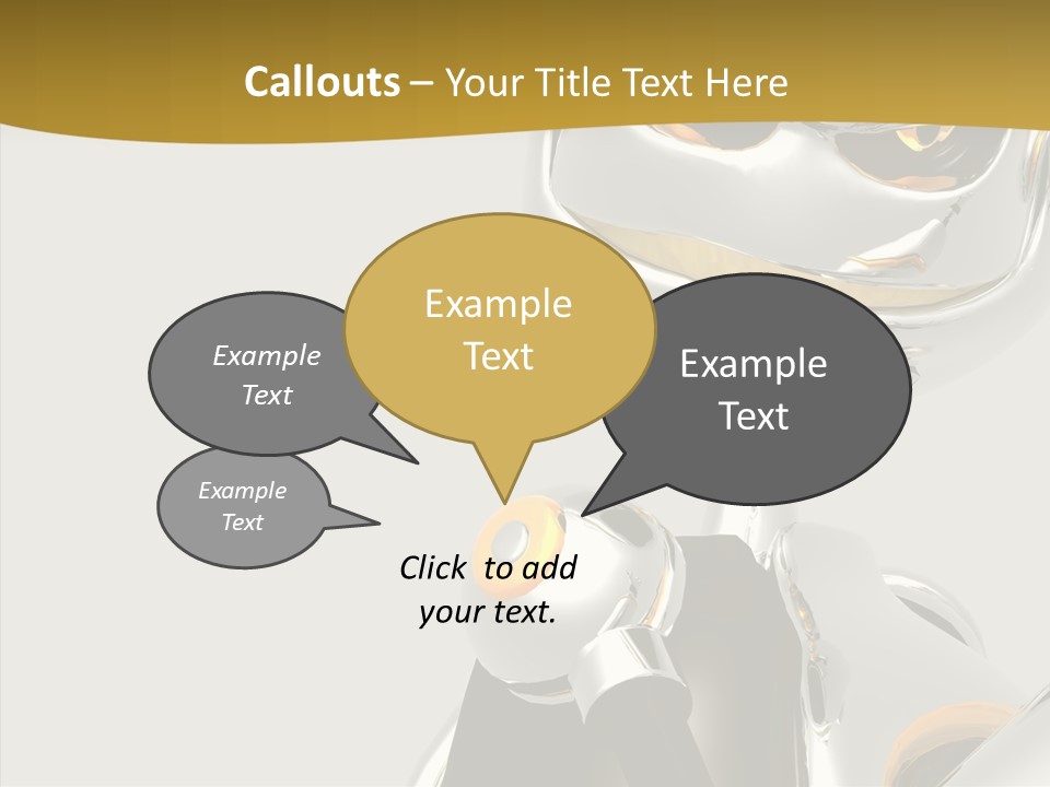 Warrior Male Droids PowerPoint Template