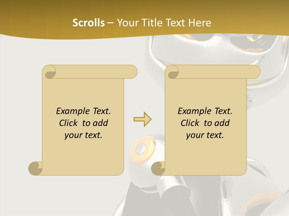 Warrior Male Droids PowerPoint Template
