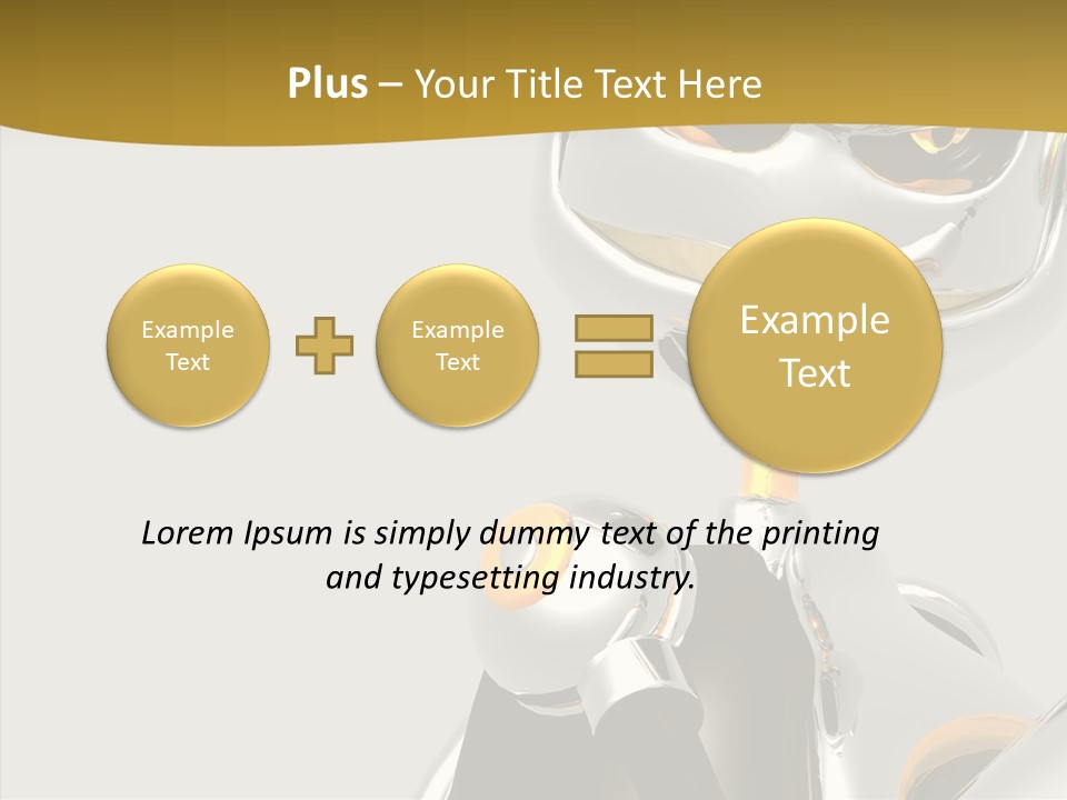 Warrior Male Droids PowerPoint Template