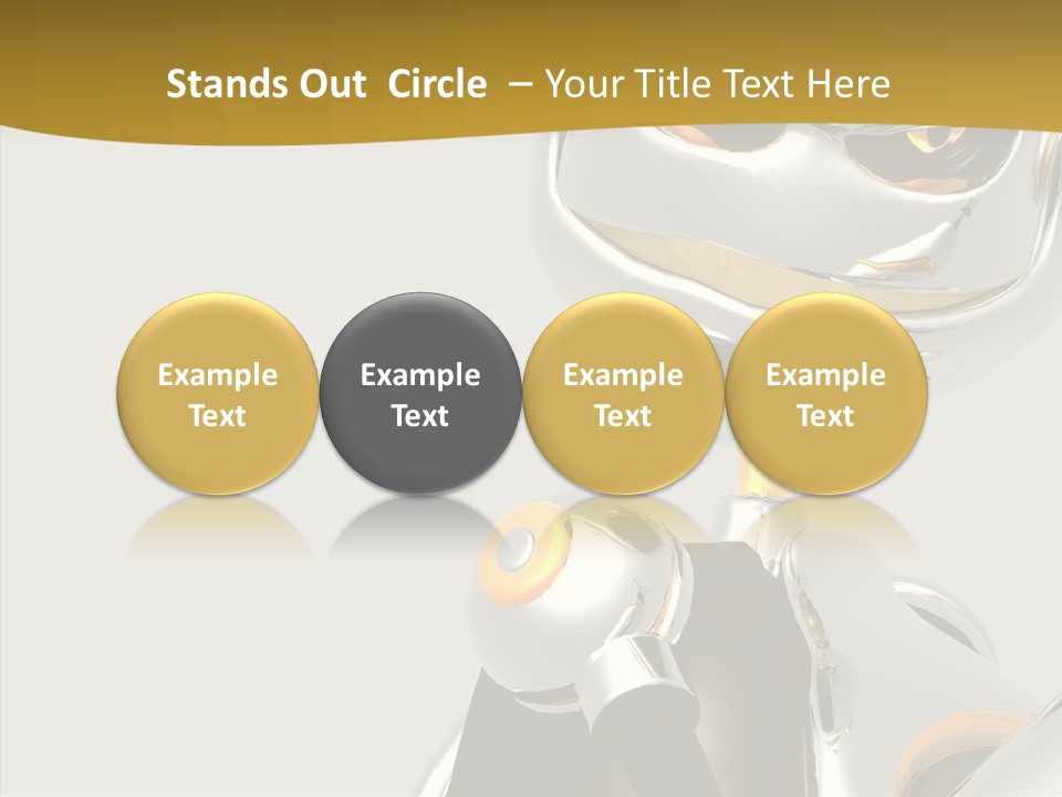 Warrior Male Droids PowerPoint Template