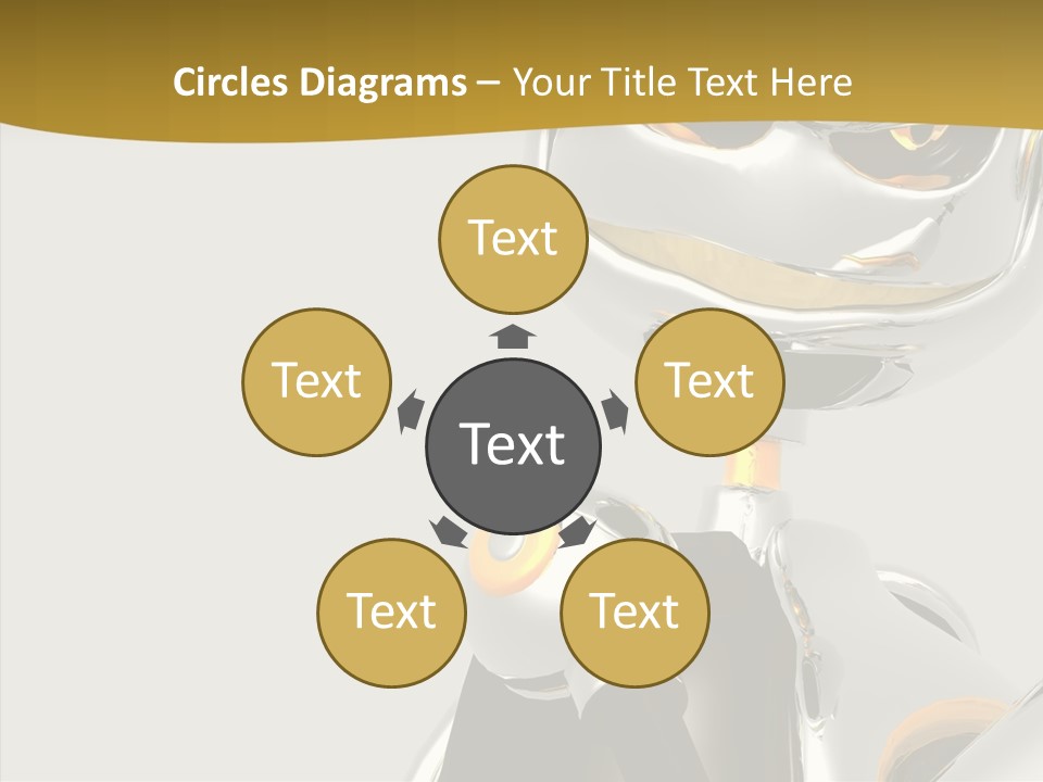 Warrior Male Droids PowerPoint Template