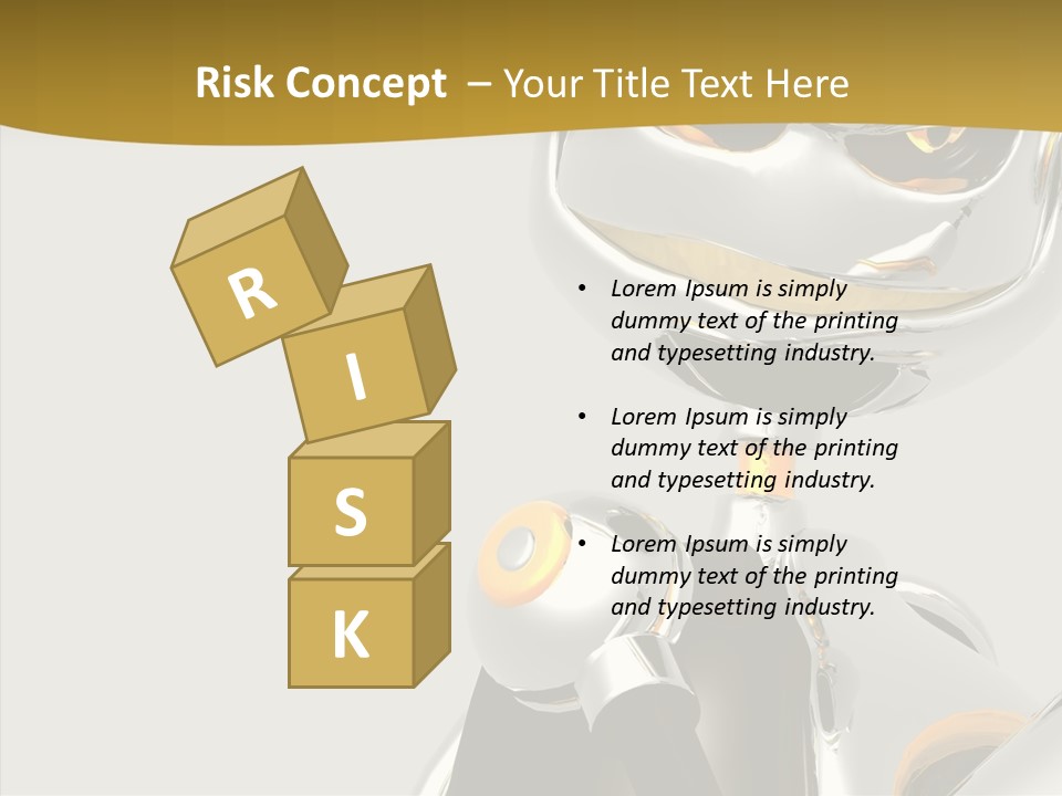 Warrior Male Droids PowerPoint Template