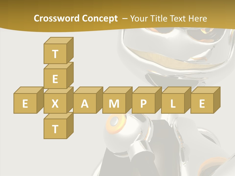 Warrior Male Droids PowerPoint Template