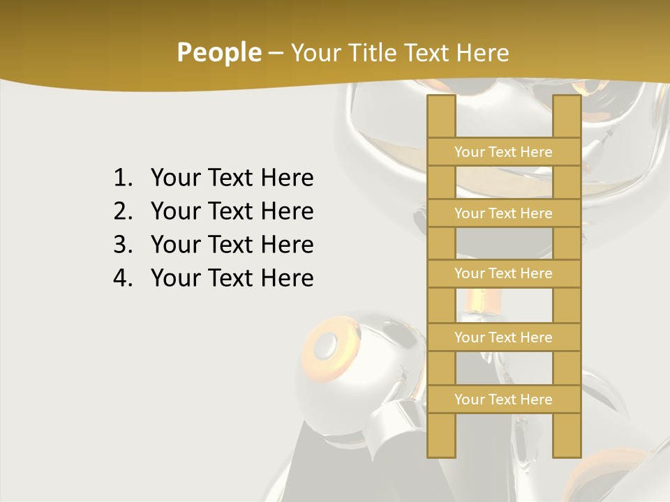 Warrior Male Droids PowerPoint Template