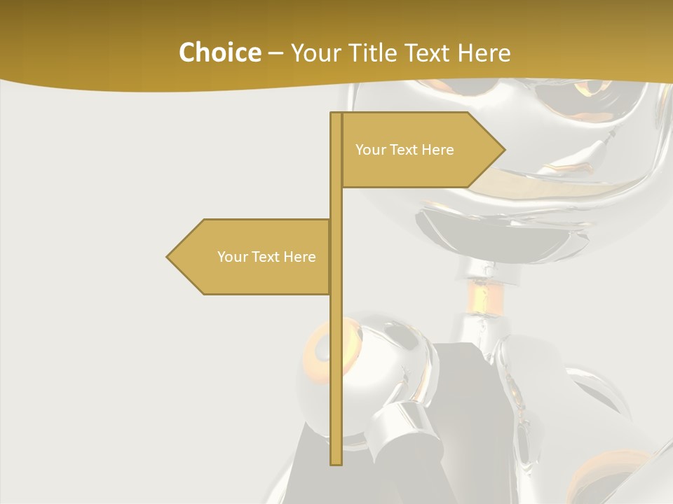 Warrior Male Droids PowerPoint Template