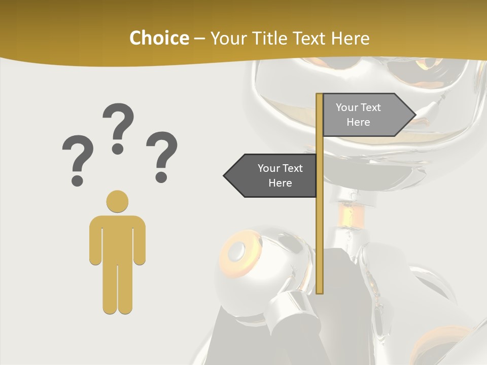 Warrior Male Droids PowerPoint Template