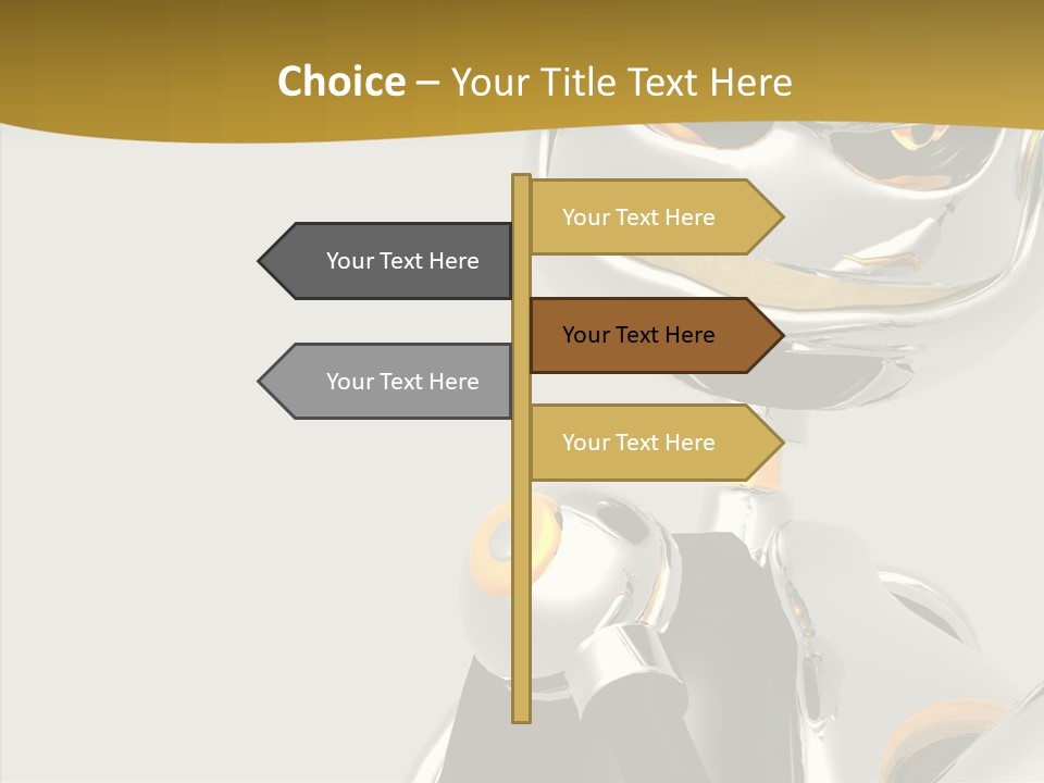 Warrior Male Droids PowerPoint Template