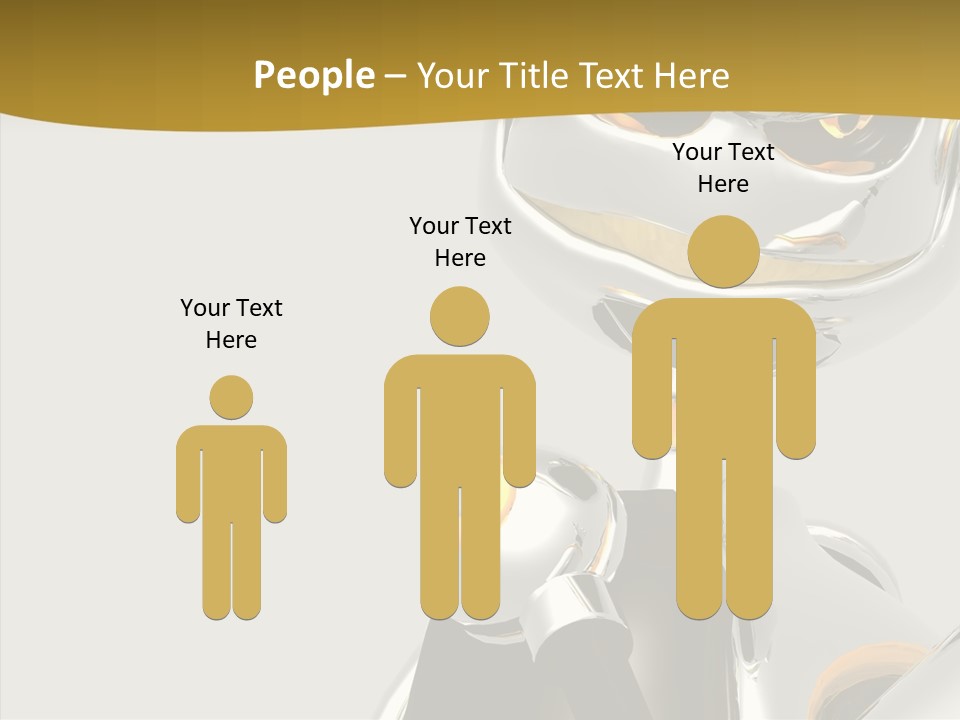 Warrior Male Droids PowerPoint Template