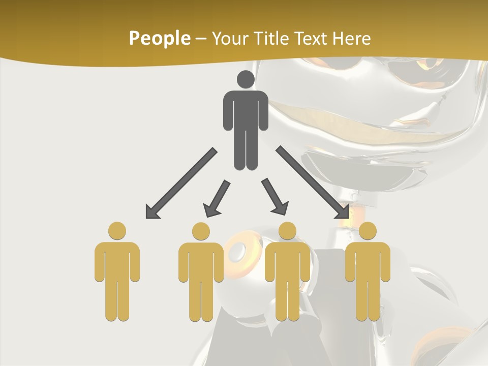 Warrior Male Droids PowerPoint Template
