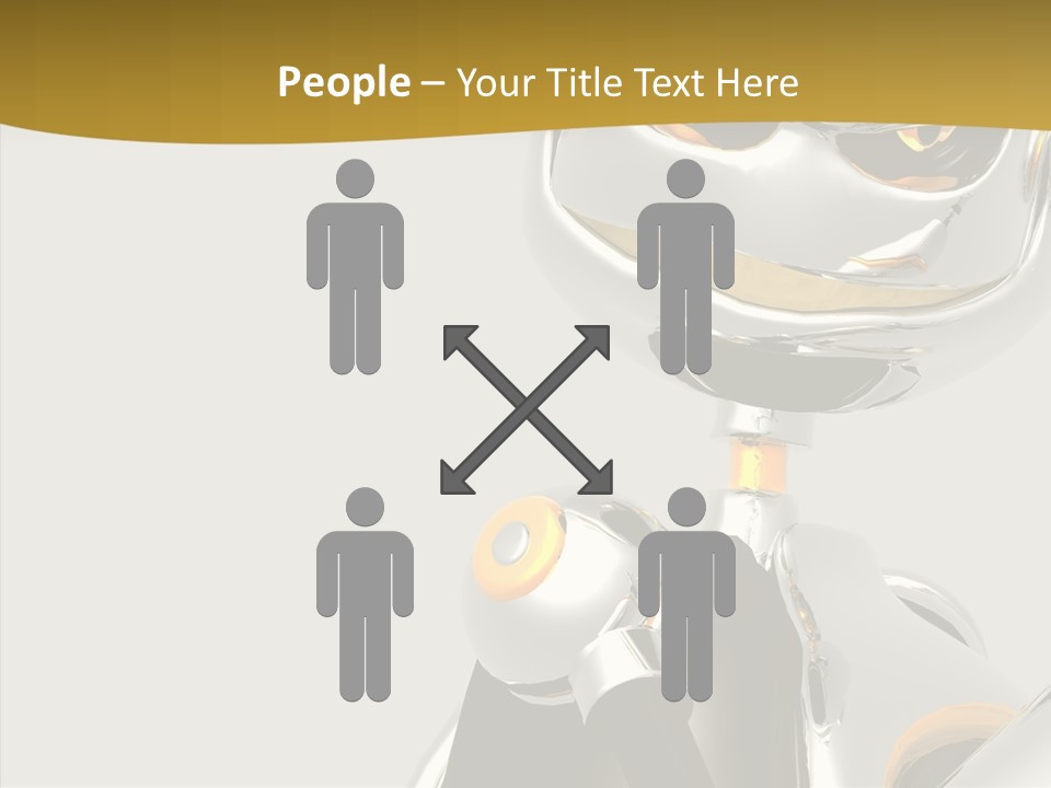 Warrior Male Droids PowerPoint Template