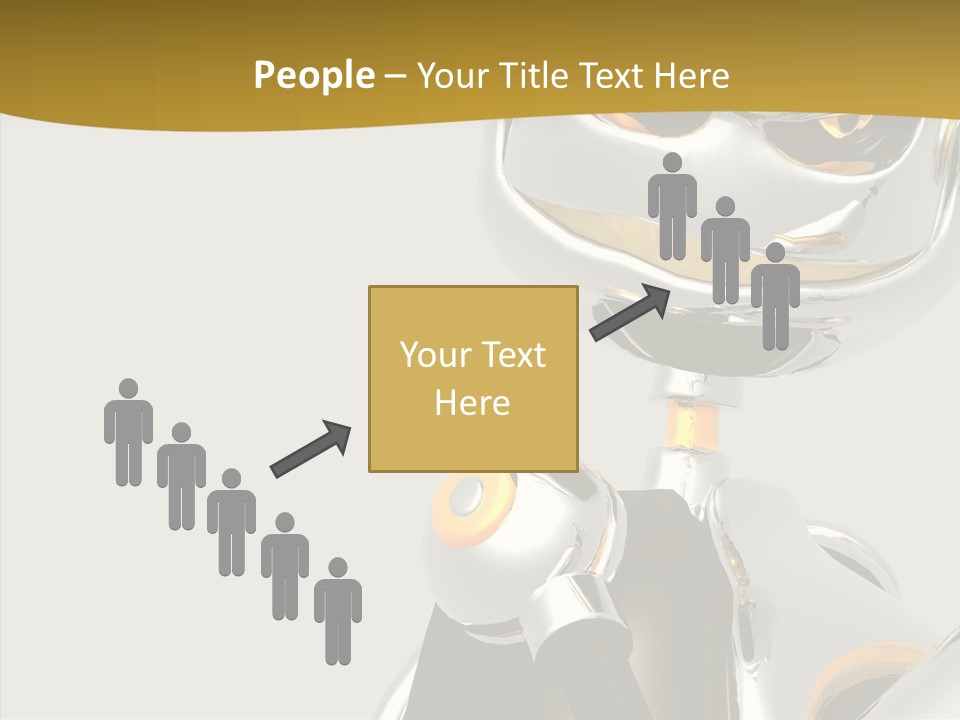 Warrior Male Droids PowerPoint Template