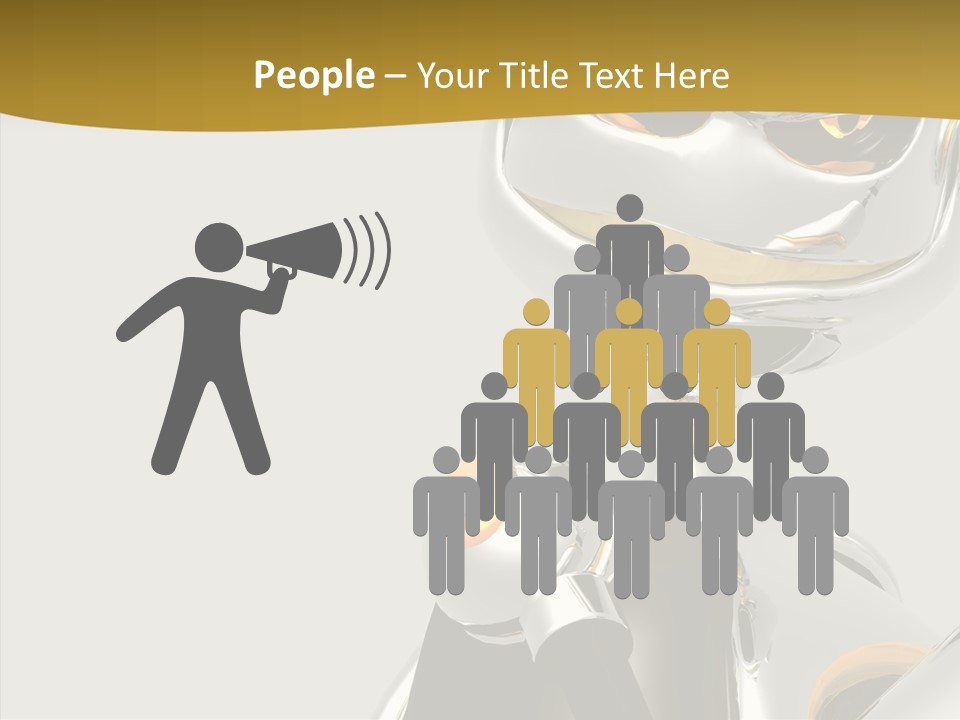 Warrior Male Droids PowerPoint Template