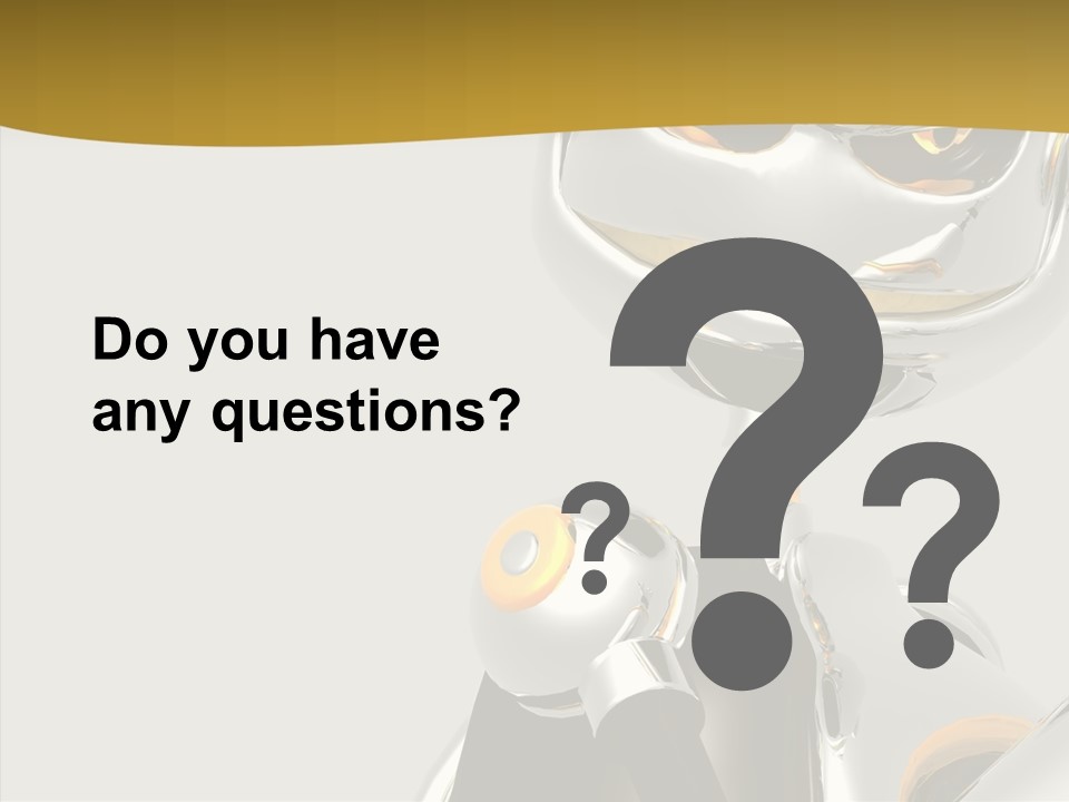 Warrior Male Droids PowerPoint Template