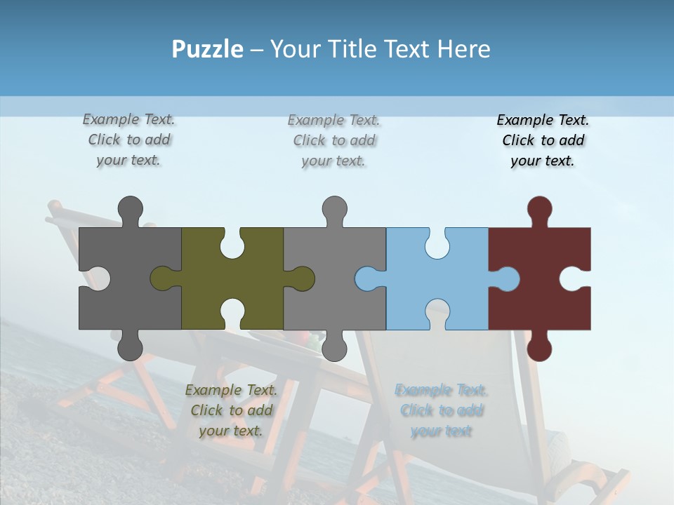 Seat Sand Shadow PowerPoint Template