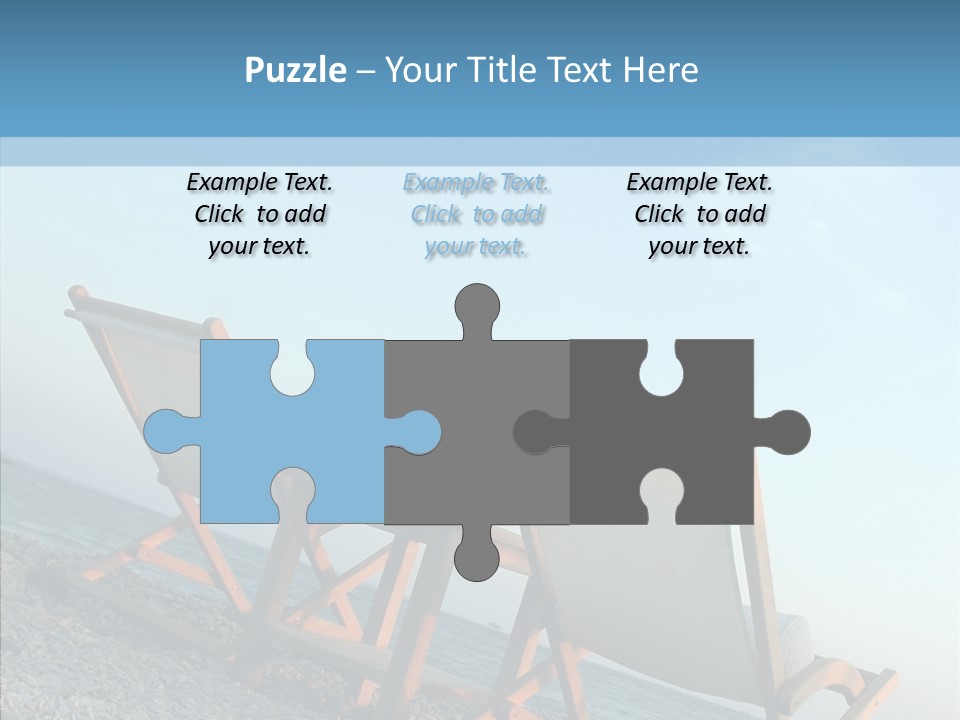 Seat Sand Shadow PowerPoint Template