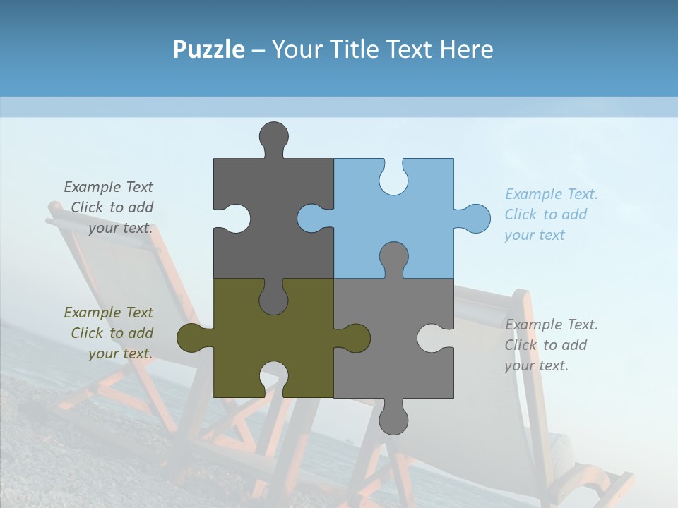 Seat Sand Shadow PowerPoint Template